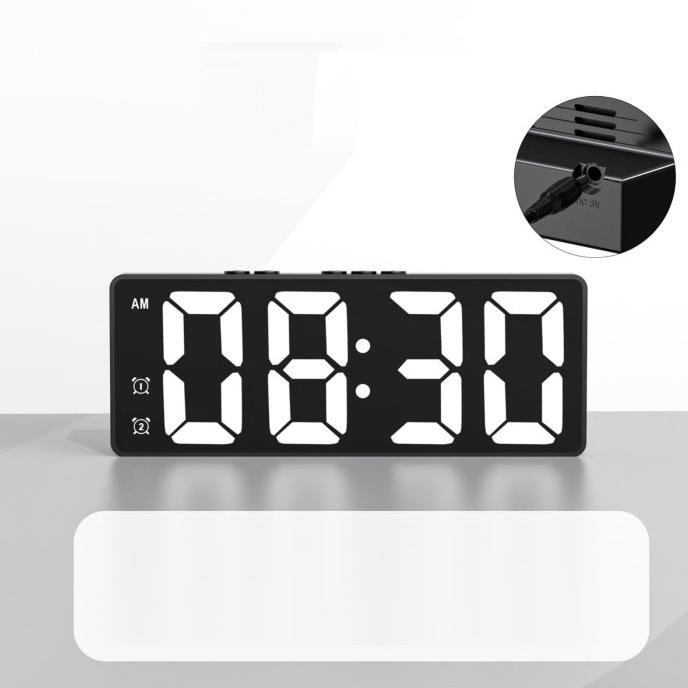 

JAM MEJA LED DIGITAL PREMIUM ALARM DESKTOP CLOCK USB BATERAI Glm