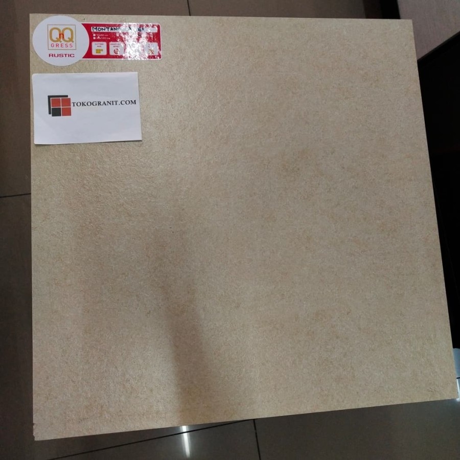 GRANIT LANTAI QNQ MONTANA BEIGE MATTE 60X60/1.44M/DUS[FREE ONGKIR]