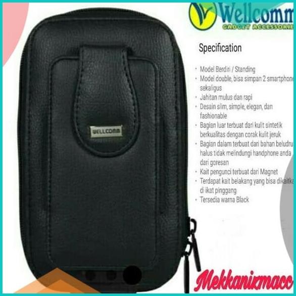 Wellcomm Sarung Hp Dompet Hp Tas Pinggang Tactical Dompet Hp Max 4.5
