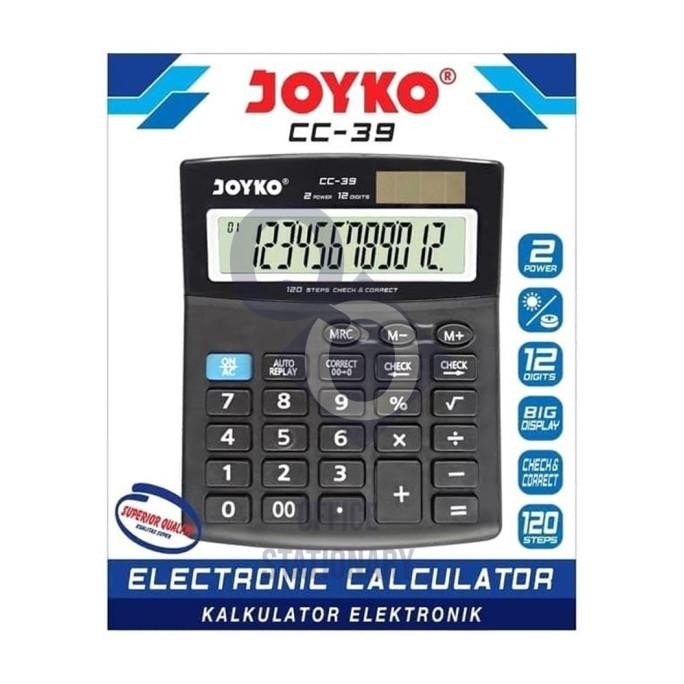 

Big Sale!!! Kalkulator 12 Digit / Calculator JOYKO CC-39 / Check Correct Original