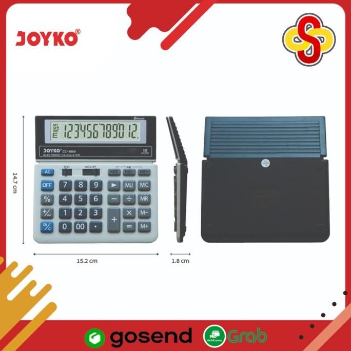 

h-4 Kalkulator / Calculator Joyko CC-868 12 Digits Murah