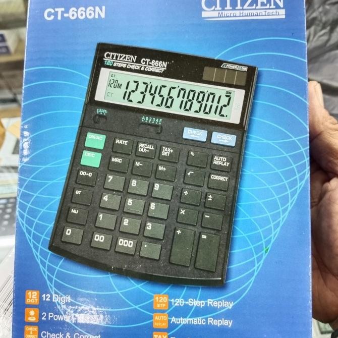 

gd-12 Kalkulator Citizen Besar 12 digit CT-666N Murah