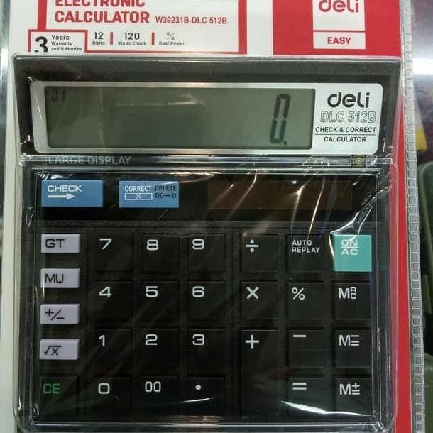 

Special Promo Kalkulator DELI DLC 512B (12 Digit ) Termurah