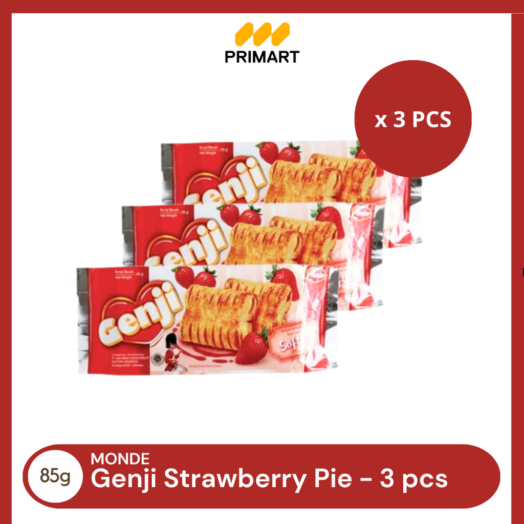 

Monde Genji Strawberry Soft Pie 85gr - 3 PCS