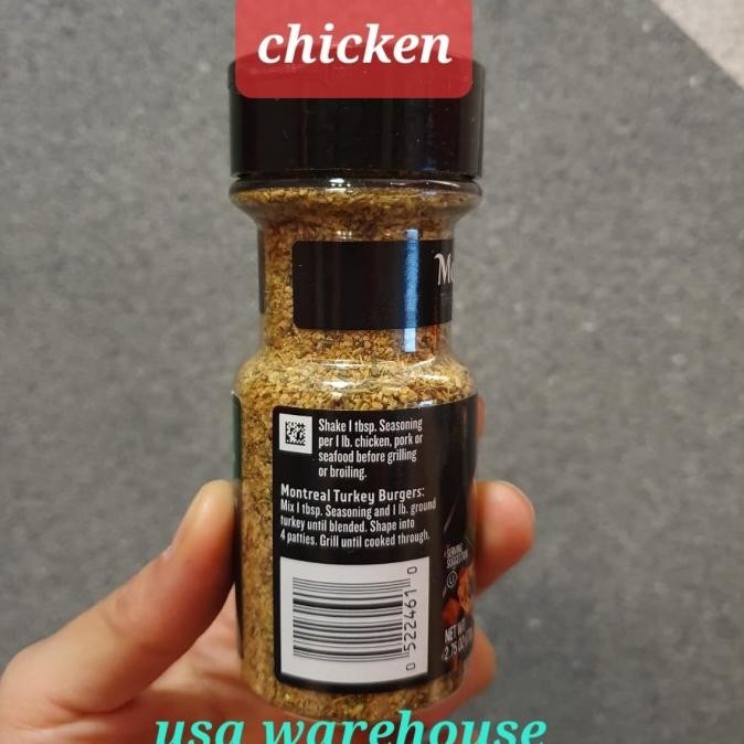 

McCormick Grill Mates Montreal Chicken Steak Seasoning Bumbu Masak HF56
