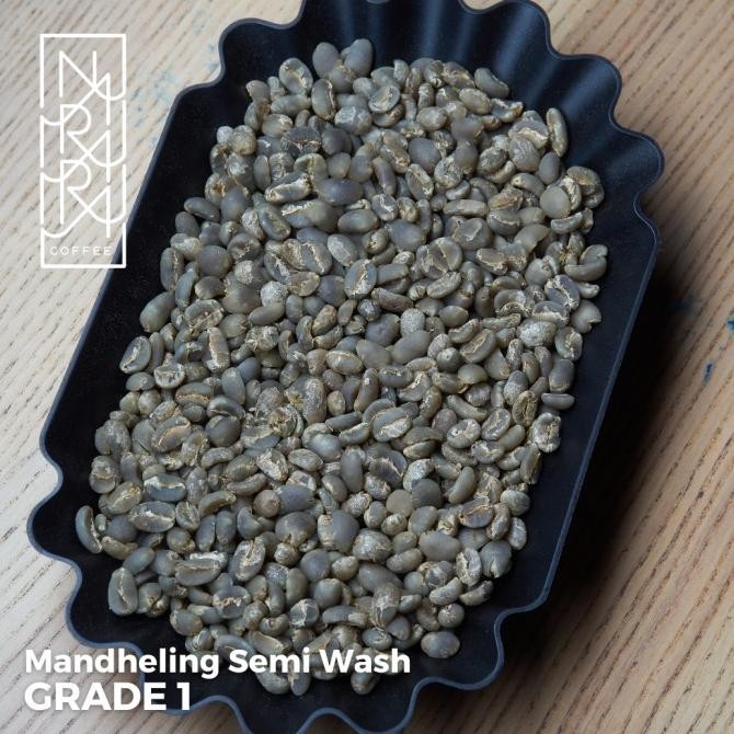 

Green Bean 1Kg Grade 1 Mandheling Semi Wash -Biji Kopi Sumatra Arabika