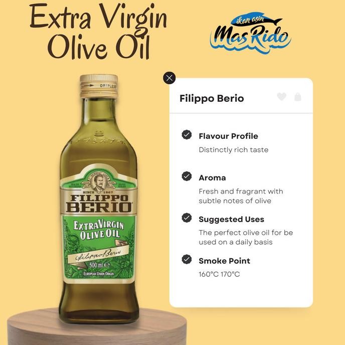 

Minyak Zaitun Extra Virgin Olive Oil 1 Liter Filippo Berio Bumbu Masak HF56
