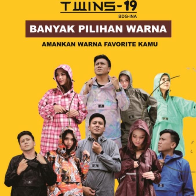 Best Gila Jas Hujan Kangguru Twins19 Promo Spesial