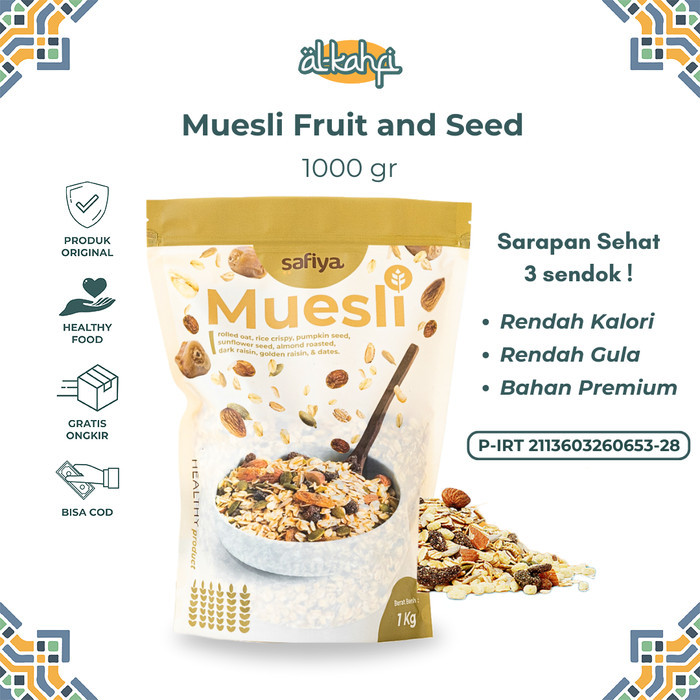 

SPECIAL Muesli Safiya 1 Kg Sereal Makanan Ringan dan Sarapan Sehat Premium
