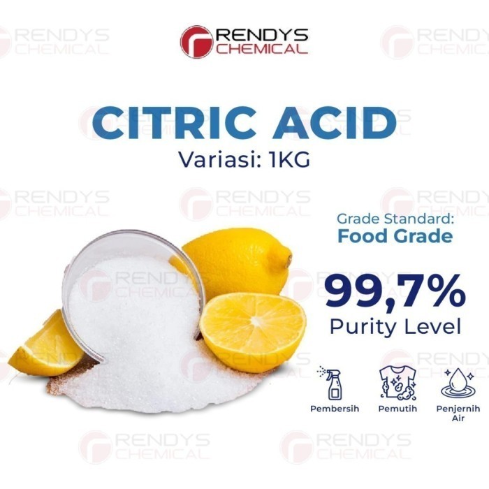 

$$$$] Citric Acid Monohydrate - Asam Sitrat - Asam Citrun 1 kg