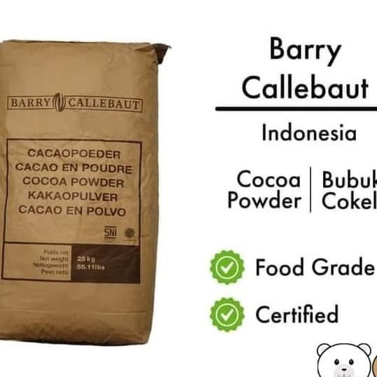 

Pure Cocoa Powder Ex. Barry Callebaut. Bubuk Coklat Murni 760 ||250Gr