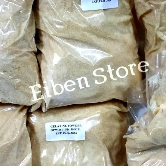 

Gelatine Bubuk / Gelatine Powder Bloom 180 Pk-500Gr