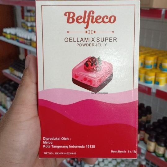 

Belfieco Gelax Gelatin Jelly Powder 8X12Gr