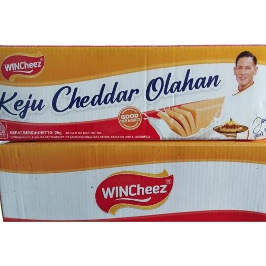 

Keju Wincheez Cheese Cheddar 2Kg Blo Processed Cheddar Winch