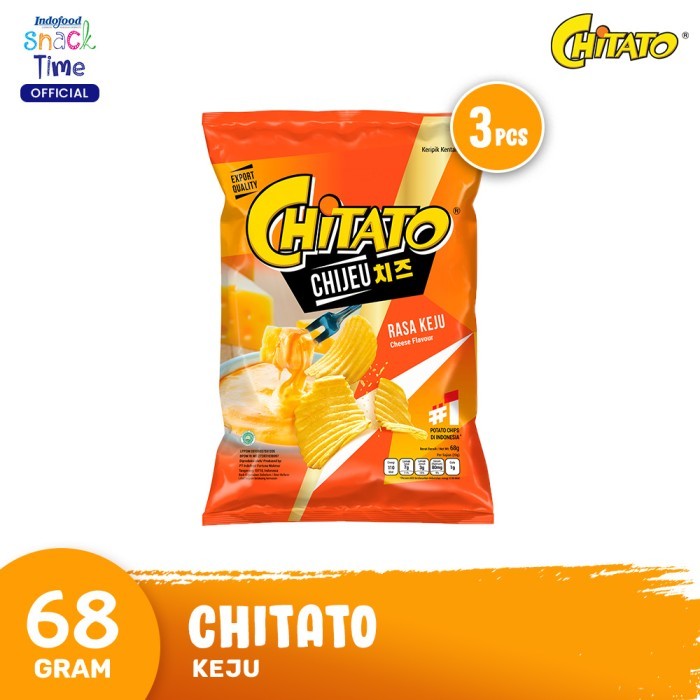 

TERUJI Chitato Keju 68 Gr - 3 Pcs