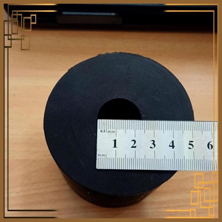 [SRB] Rubber Mounting karet dudukan mesin bantalan karet D80mm-L.20mm-T.80mm