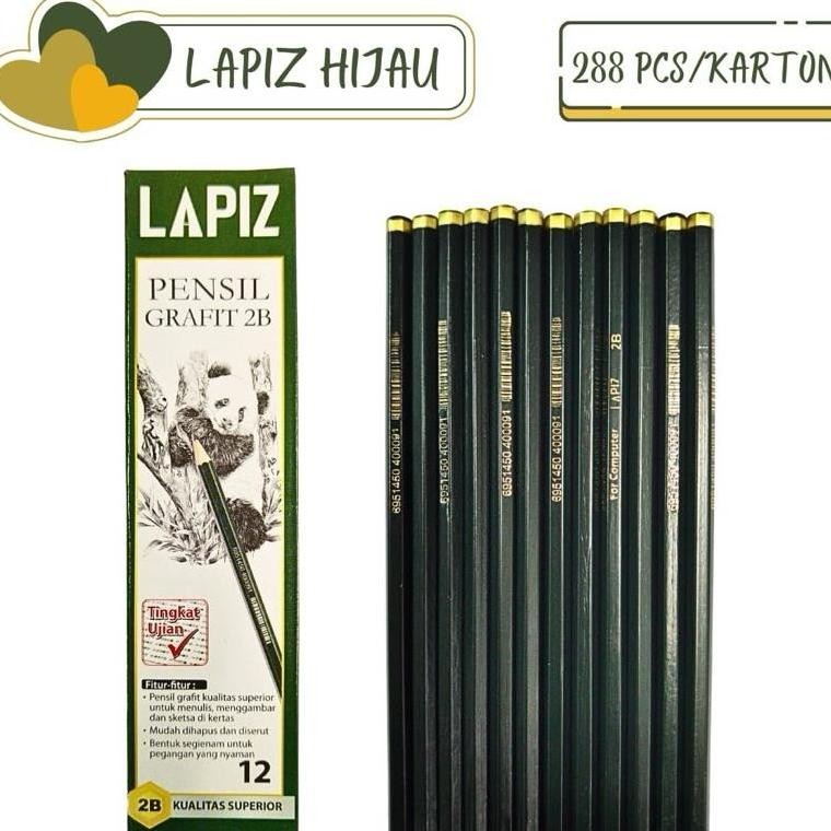 

AA PENSIL M200 HIJAU 2 B / SET PENSIL