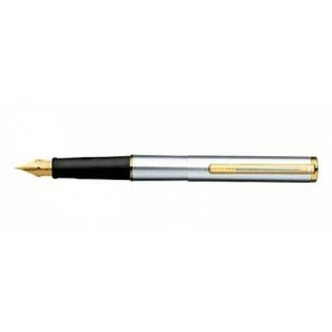 

Pen Sheaffer 9003 Agio Compact Brushed Chrome GT Fountain Pen Best Quality Original