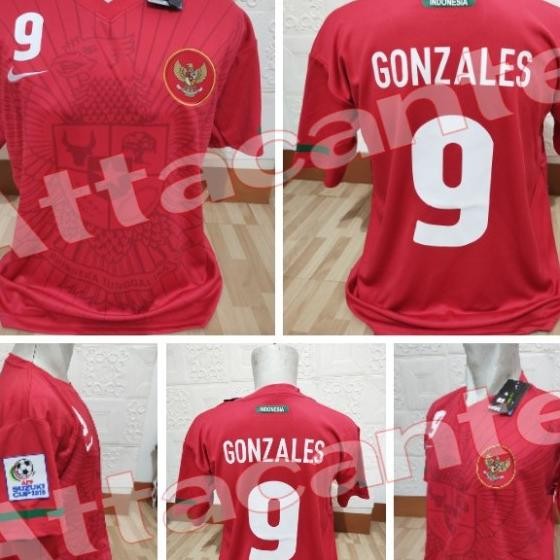 Jersey Timnas Indonesia Home Aff 2010 + Cetak Nama Nameset + Patch