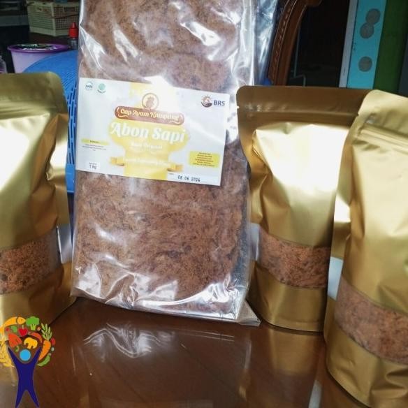 

Abon Sapi Cap Ayam Kampung 200G Refill / & Pedas Halal