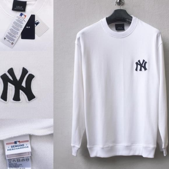Mlb Sweatshirt Ny White
