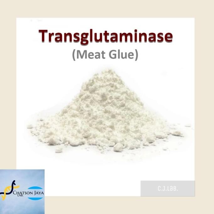 

TRANSGLUTAMINASE MEAT GLUE 60 gr (Khusus Bakso, Sosis, Mie, Ham, etc.)