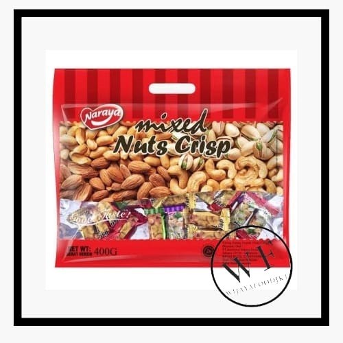 

Naraya Mixed Nuts Crisp / Naraya Permen Kacang / Enting-Enting 400Grm