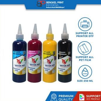 

BEBAS ONGKIR - Tinta Vator Universal Gen 2 for DTG | DST | DTF 250ml