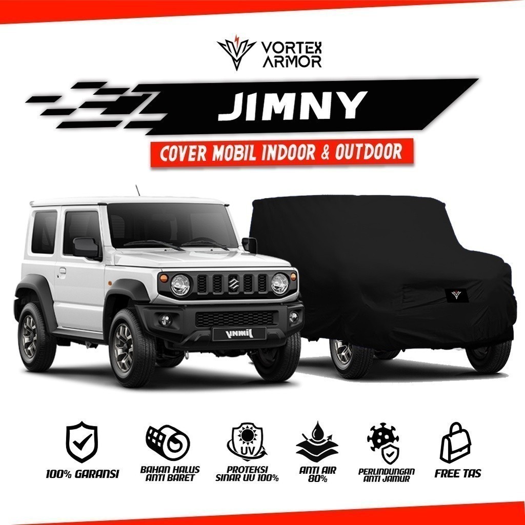 Cover Mobil Suzuki Jimny All Type / Sarung Mobil Jimny 3 & 5 Pintu / Selimut Suzuki Jimny 2019 2020
