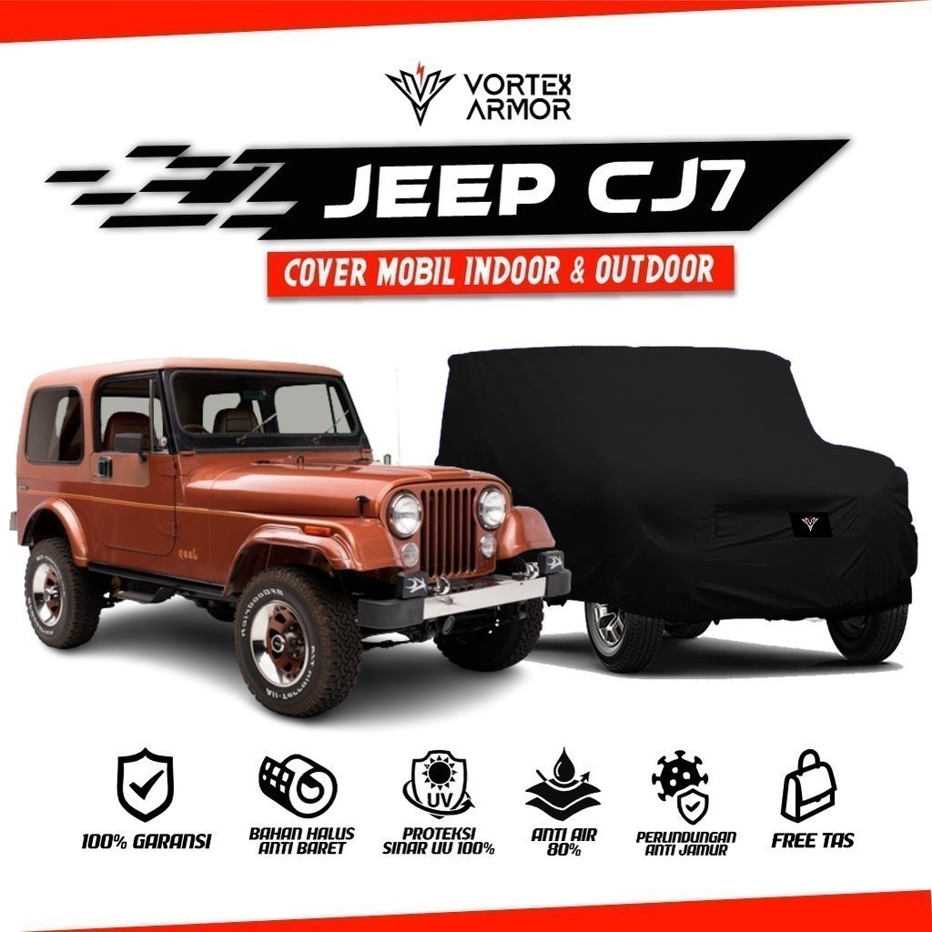Cover Mobil Jeep CJ7 / Sarung Mobil Jeep CJ 7 / Selimut Mobil Jeep CJ7