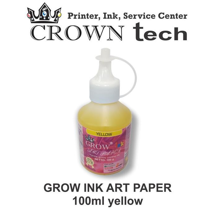

HARGA DISC - Tinta GROW INK ART PAPER 100ml botol baru.botol lancip
