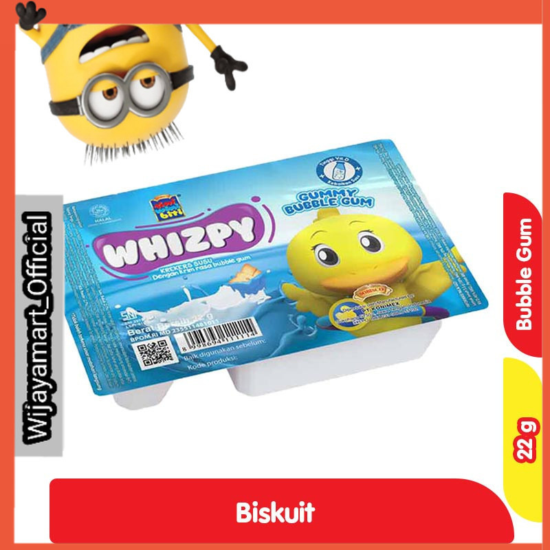 

TINI WINI BITI Whizpy Biskuit Bubble Gum 22 g