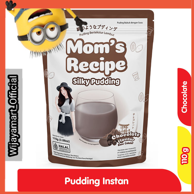 

Mom's Recipe Silky Pudding Instan Cokelat 110 g