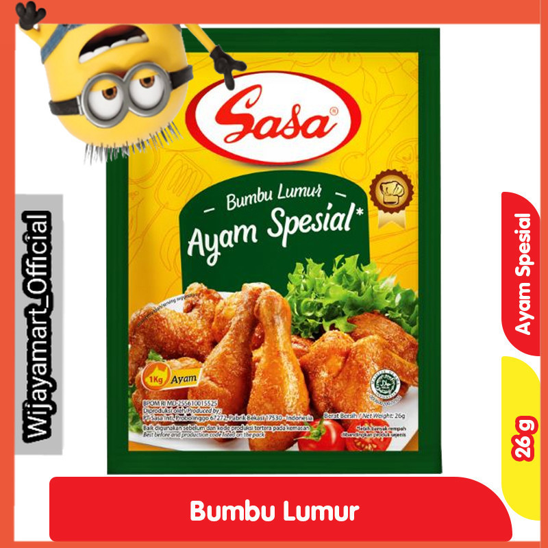 

Sasa Bumbu Lumur Ayam Spesial 26 g