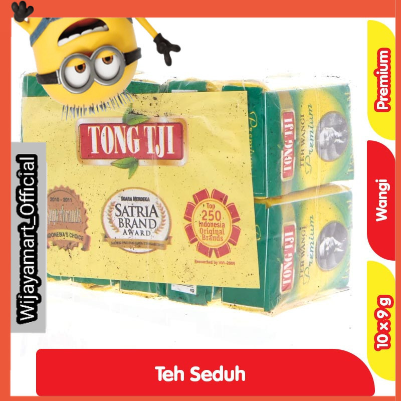 

Tong Tji Teh Seduh Wangi Premium 10 x 9 g
