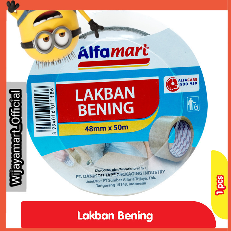 

Alfamart Lakban Bening 48 mm x 50 m