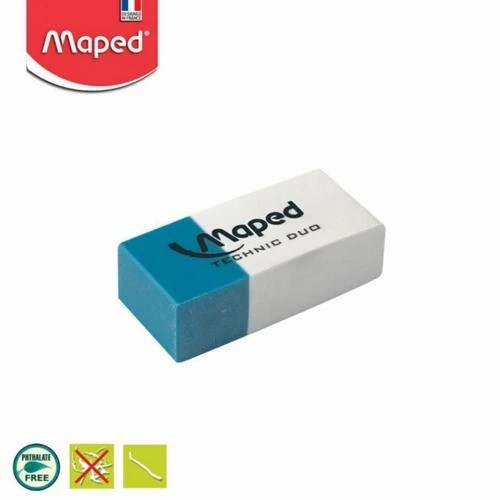 

READY STOCK Penghapus Maped 2 in 1 Hapus Tinta Pen dan Pensil Technic Duo Eraser