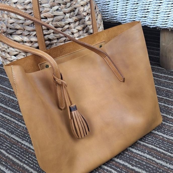 Rfl Genuine Leather - Tas Wanita Kulit Asli - Tas Tote Bag Wanita 0001 Echadwiputri