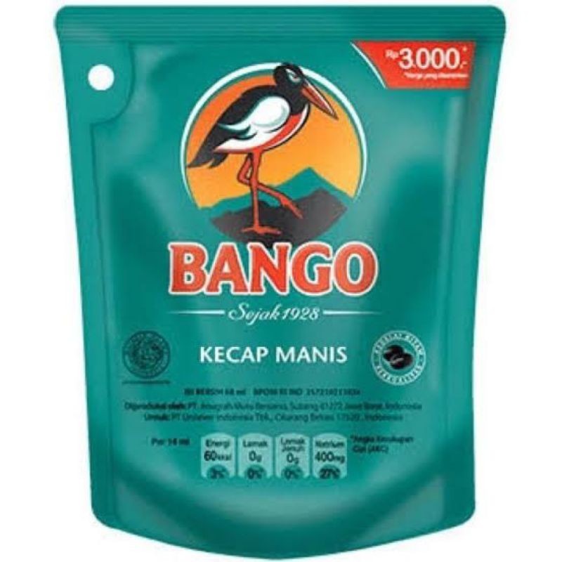 

Kecap Manis Bango Kemasan Isi Ulang 77gr