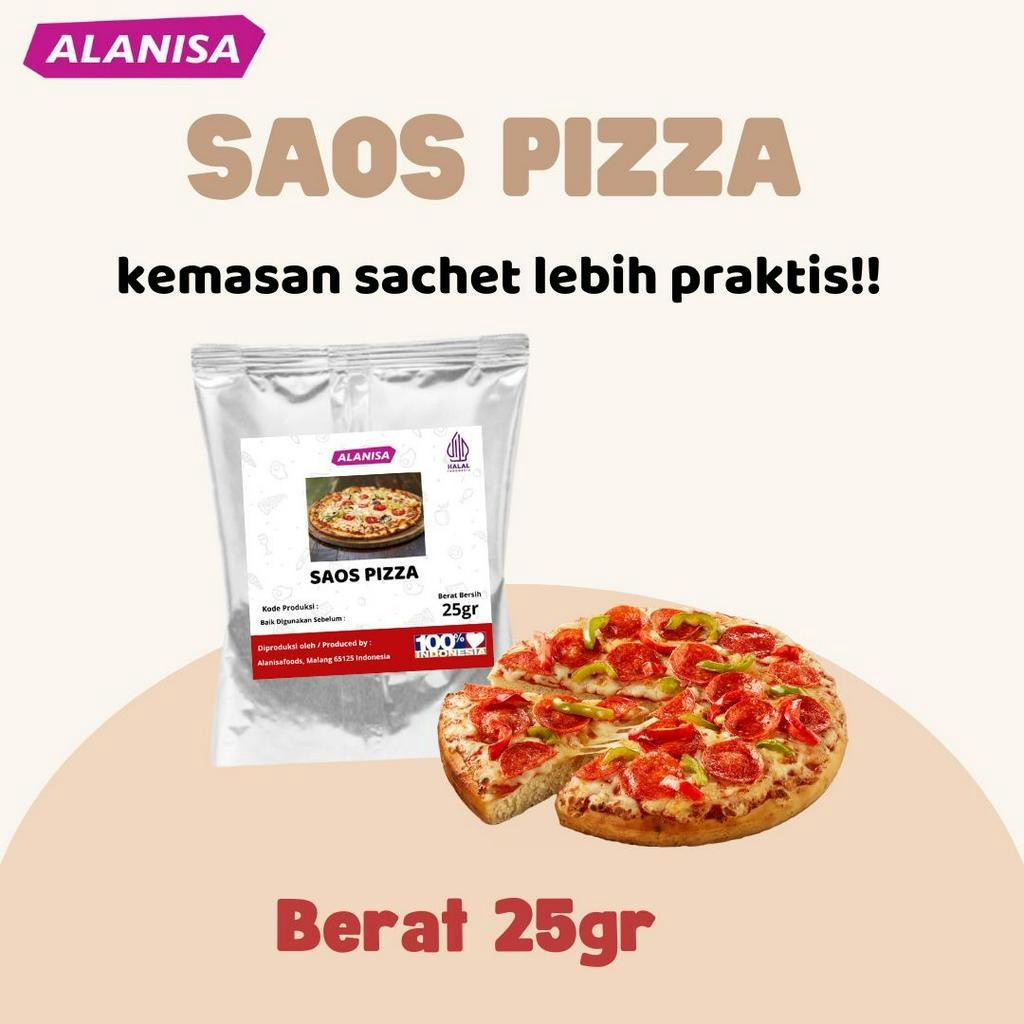 

LEBIH PRAKTIS!! SAOS PIZZA 25GR KEMASAN SACHET MURAH HALAL MUI