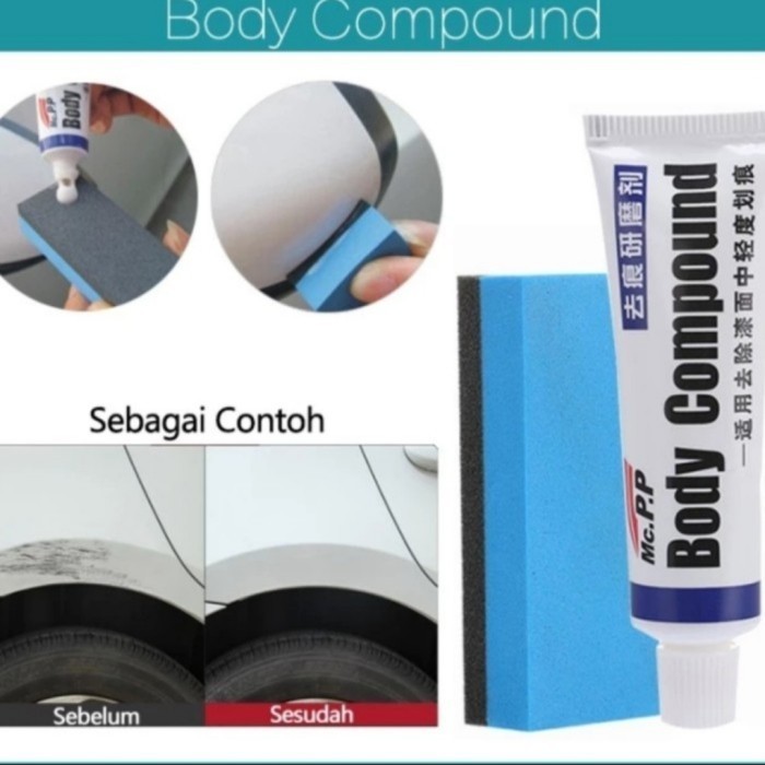 ] Body compound kompon penghilang baret body motor mobil repair kit NEW