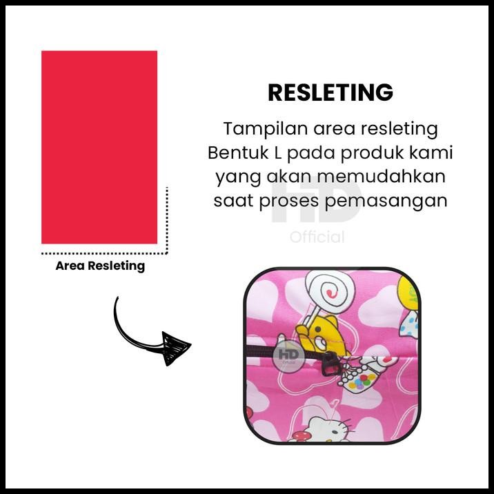 Ready Sarung Kasur Busa Resleting 160X200X20 Queen No 2 Bahan Katun Micro {Terlaris|Best Seller}