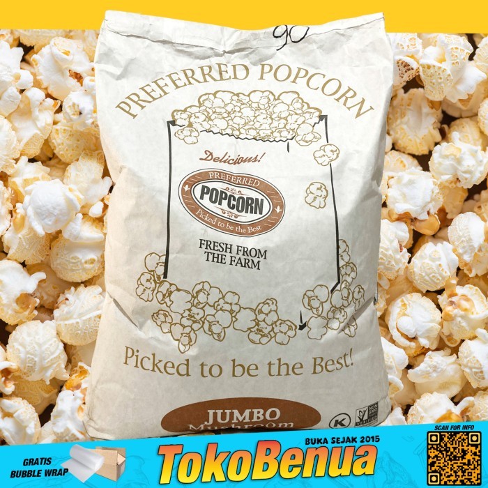 

Terlaris Jagung popcorn Jumbo Mushroom 1 Sak 22.7 kg SALE