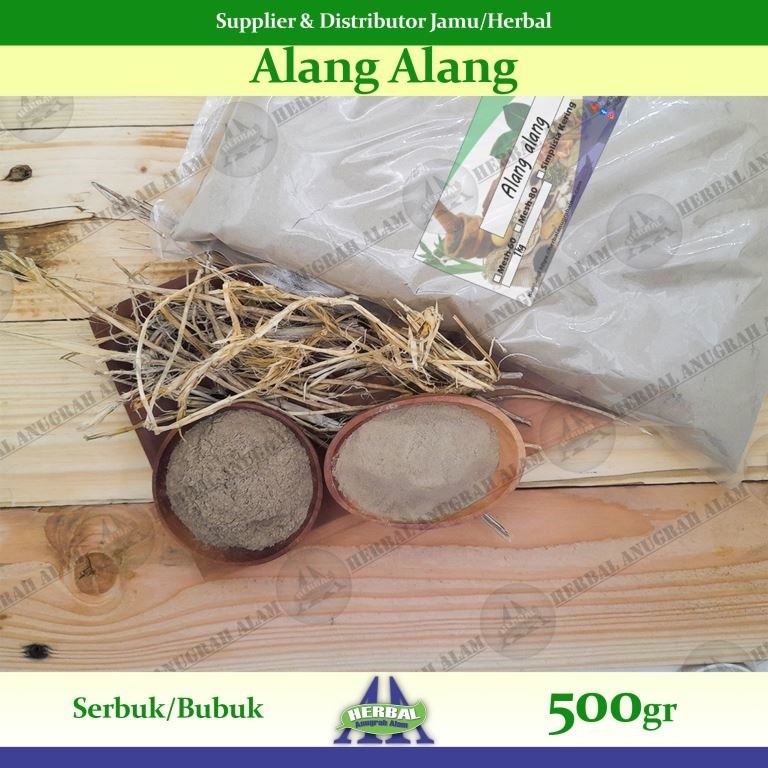 Alang Alang (Bubuk) 500Gr | Imperata cylindrica | Ilalang - 100% Murni #Herbal