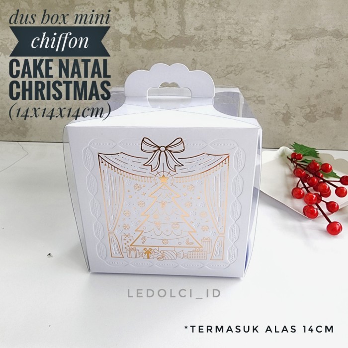 

:::::::] (5 PCS) TB ADORN - BOX + ALAS DUS MINI CAKE KOTAK COOKIES 14 CM