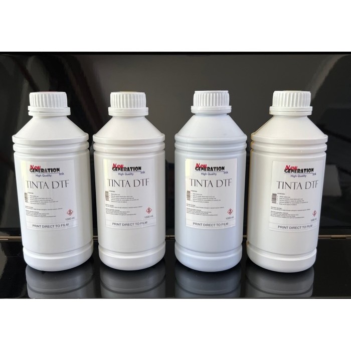 

Terlaris Tinta DTF Premium Digital Transfer Film Ink CMYK White 1 Liter SALE