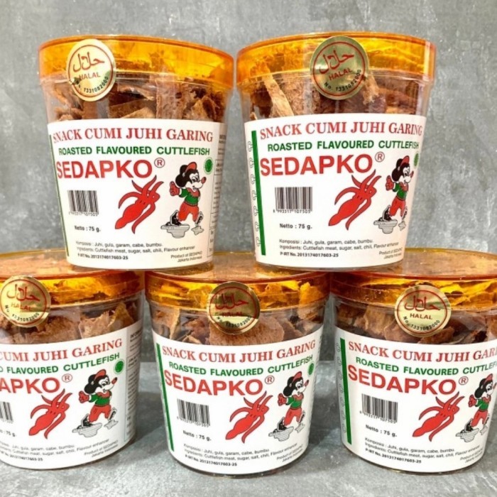 

STOK TERBATAS Sedapko Snack Cumi Juhi Garing Sedapko 75gram