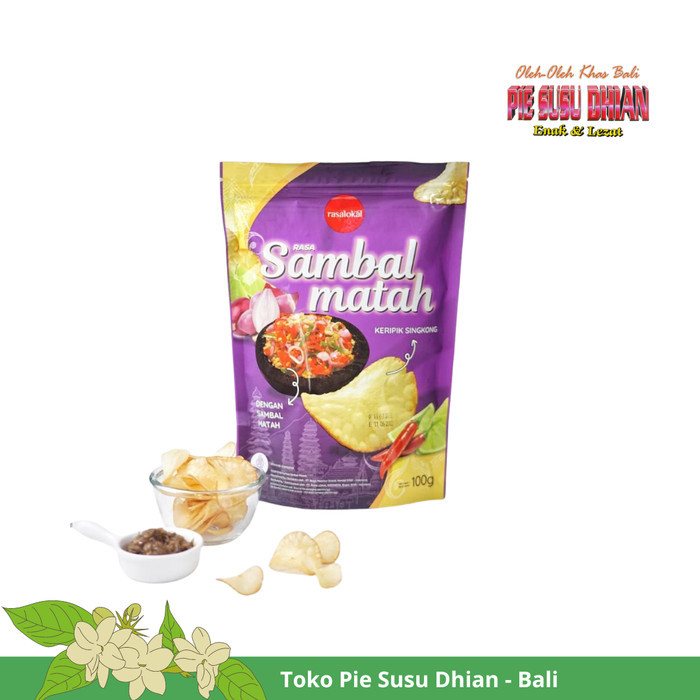 

PROMO SPECIAL Keripik Singkong Rasalokal Sambal Matah 100gr