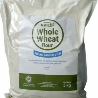 

Naturich Bogasari Whole Wheat Flour 5 Kg Tepung Gandum