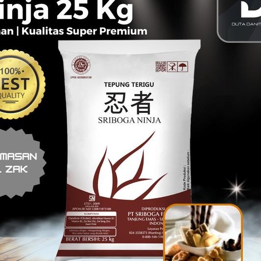 

Tepung Terigu Sriboga Ninja 1 Sak (25 Kg) & 20 Sak (@ 25 Kg)